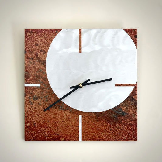 Rickard Studio Circle and Square Wall Clock in Desert