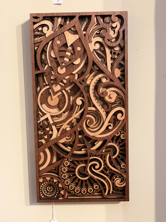 Phillip Roberts "Brother" Wood Panel 16X18