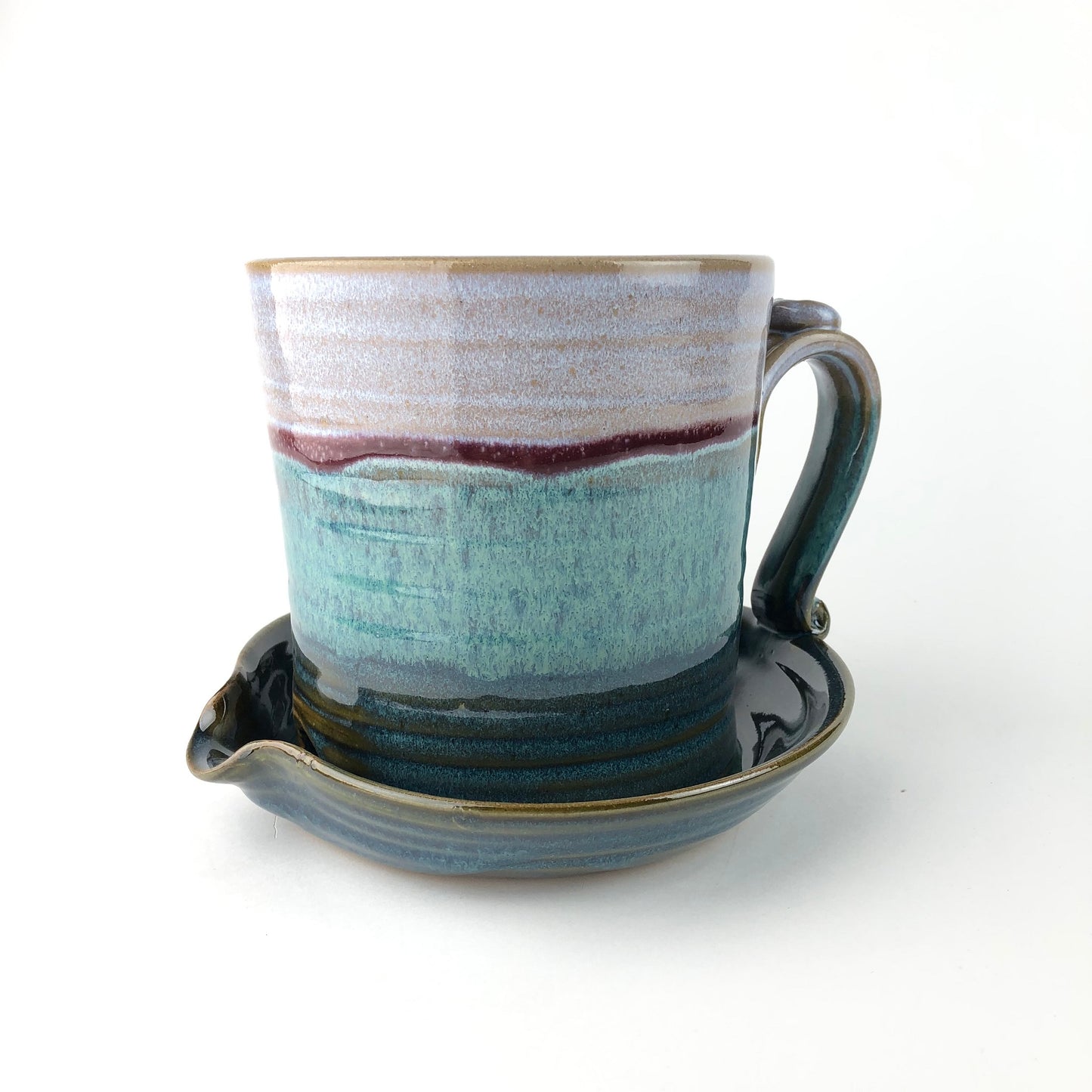 Salvaterra Pottery Bacon Cooker Green