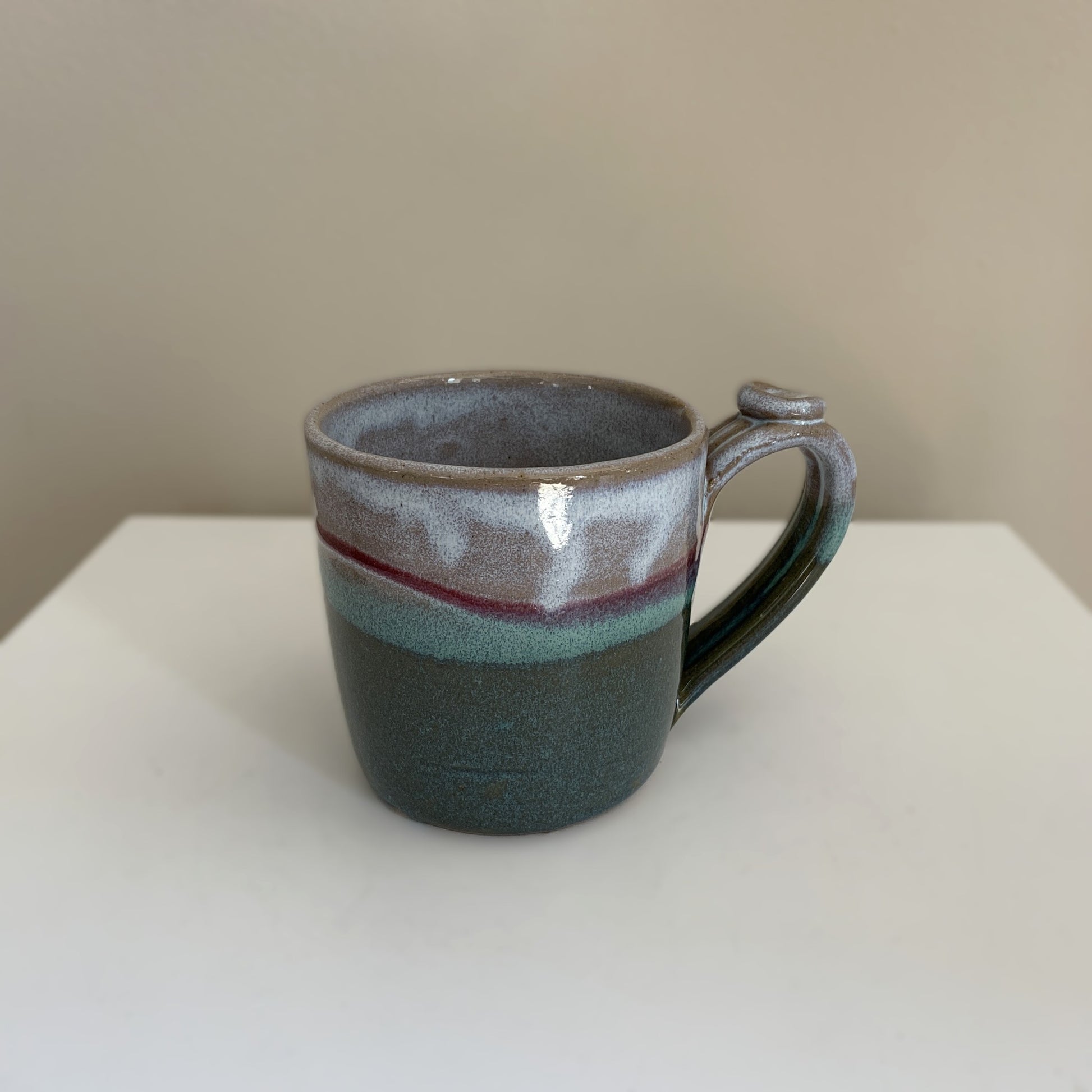Salvaterra Pottery Wide Mouth Mug Green