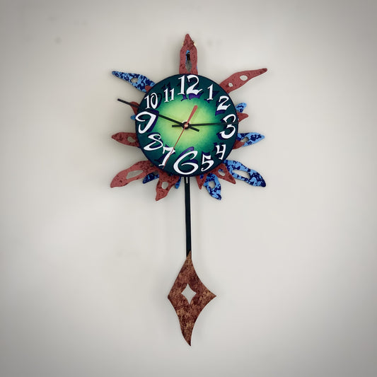 David Scherer "Flower 10" Wall Clock