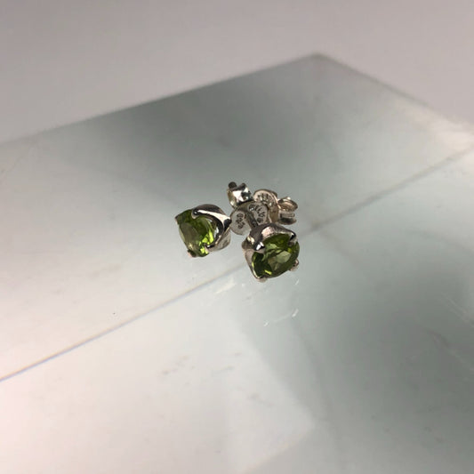 Julie Simon Peridot "Open" Studs