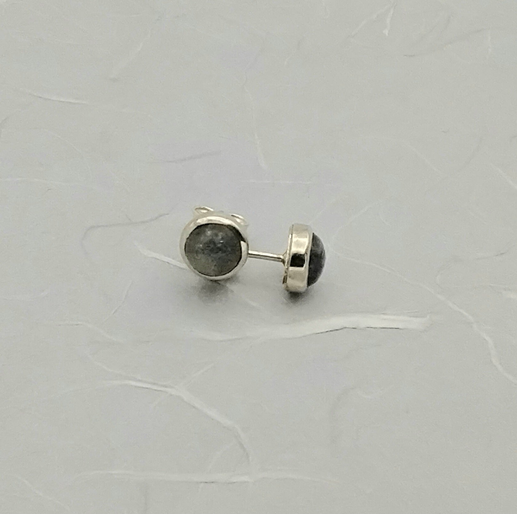 Julie Simon "Simple Labradorite" Stud Earrings