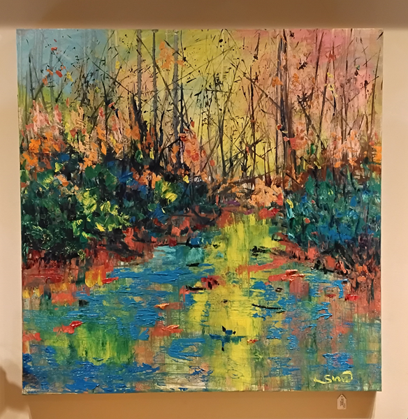 Sun Sohovich "Dancing Spring Creek" Painting