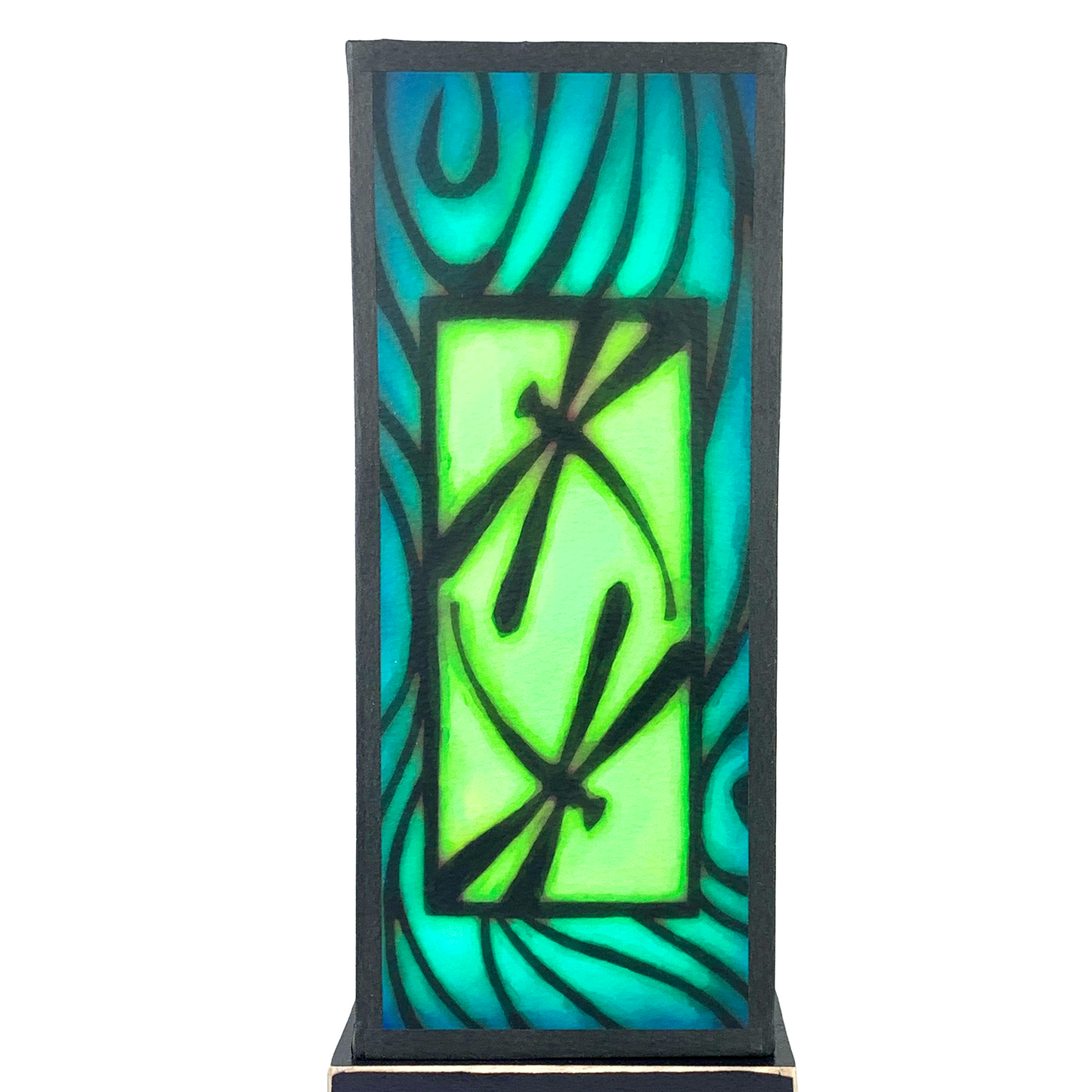 Spooner Creek Mood Lamp Blue Dragonfly