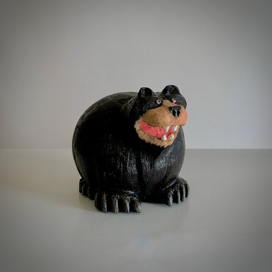 Robert Stebleton Black Bear Ball Sculpture