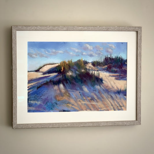 Anita Stein "Dune Shadow" Framed Pastel