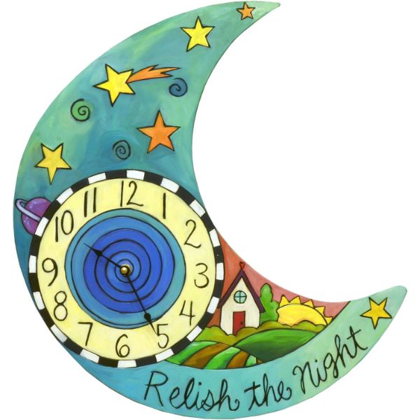 Sincerely, Sticks "After Midnight" Moon Clock