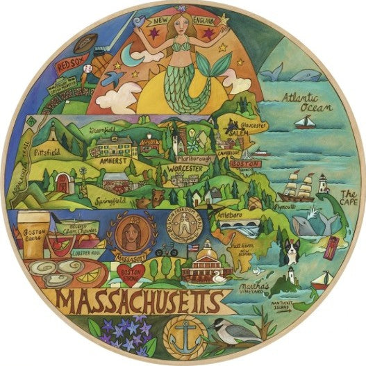 Sincerely, Sticks "Magnificent Massachusetts" Lazy Susan