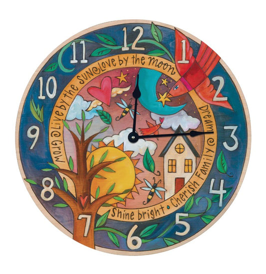 Sincerely, Sticks "Moments in Time" Clock