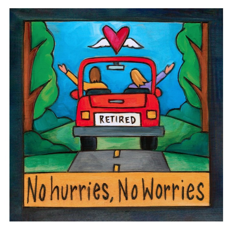 Sincerely, Sticks "Life Begins Now" 6X6 Plaque