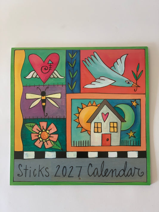 Sticks Wall Calendar 2027