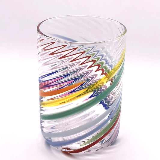 Tom Stoenner "Little" Juice Glass (Rainbow)