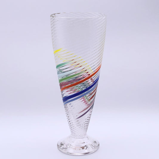 Tom Stoenner Soda/Pilsner Glass (Rainbow)