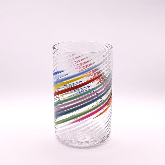 Tom Stoenner Tumbler Glass (Rainbow)