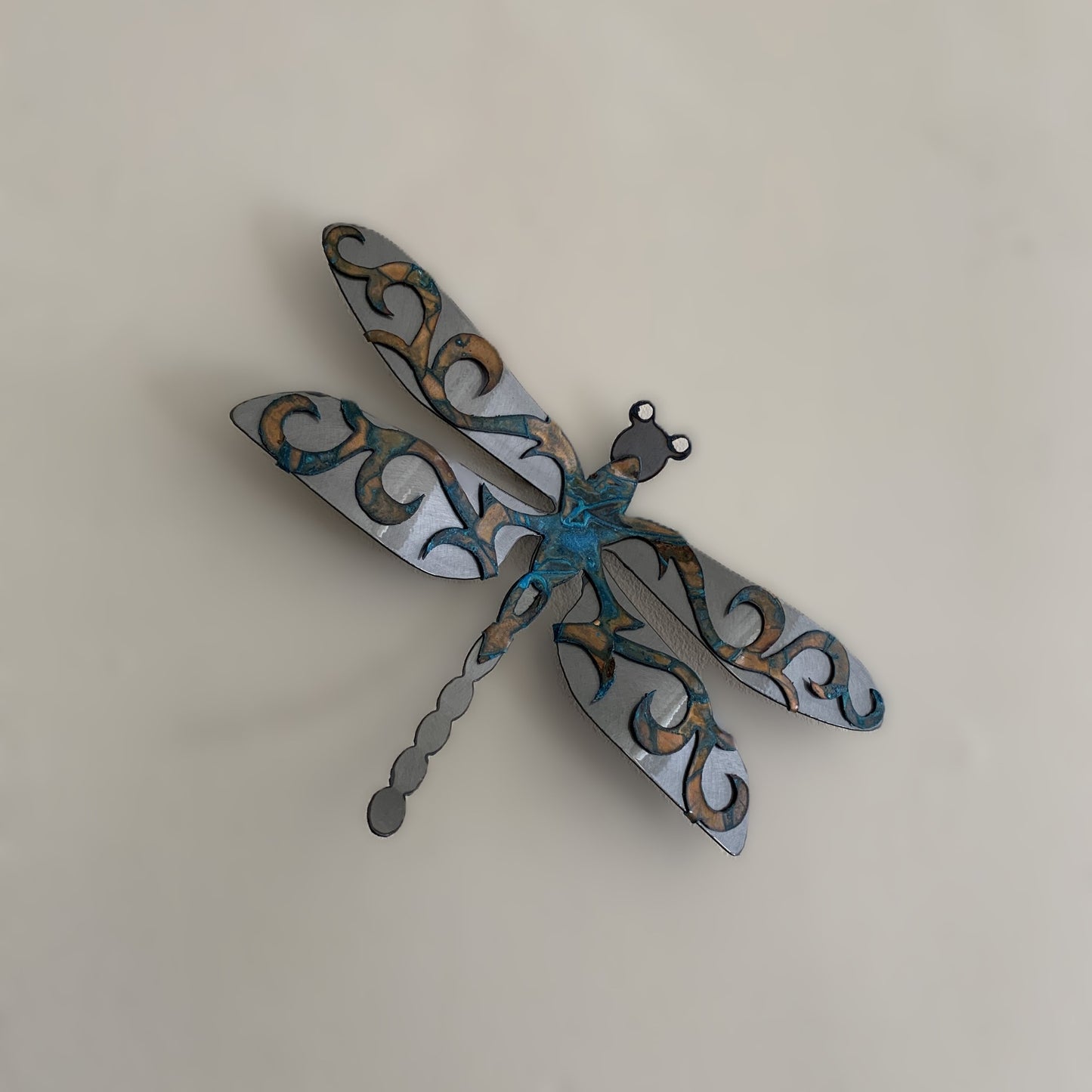 Studio G7 Scrolled Patina Dragonfly (Small)