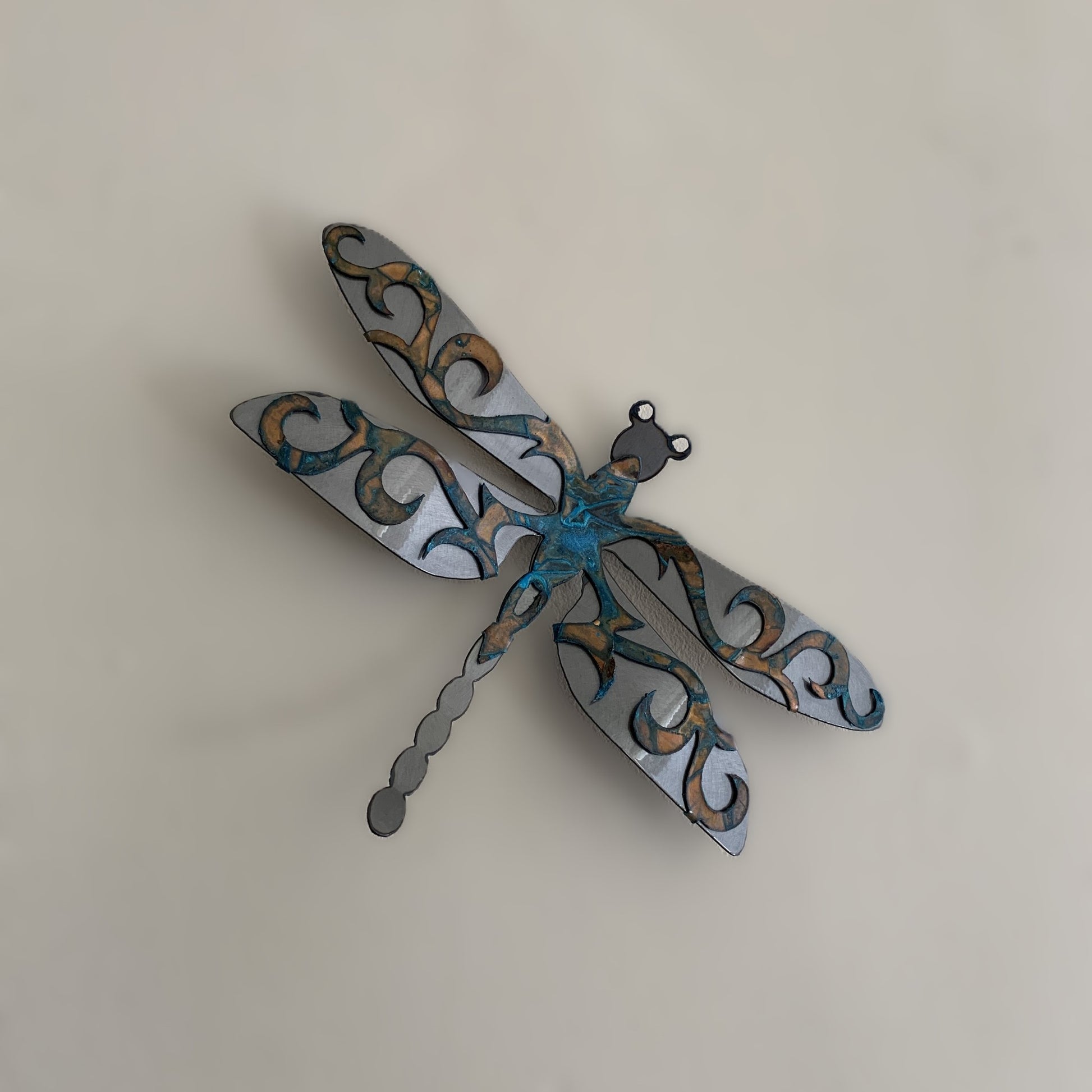 Studio G7 Scrolled Patina Dragonfly (Small)