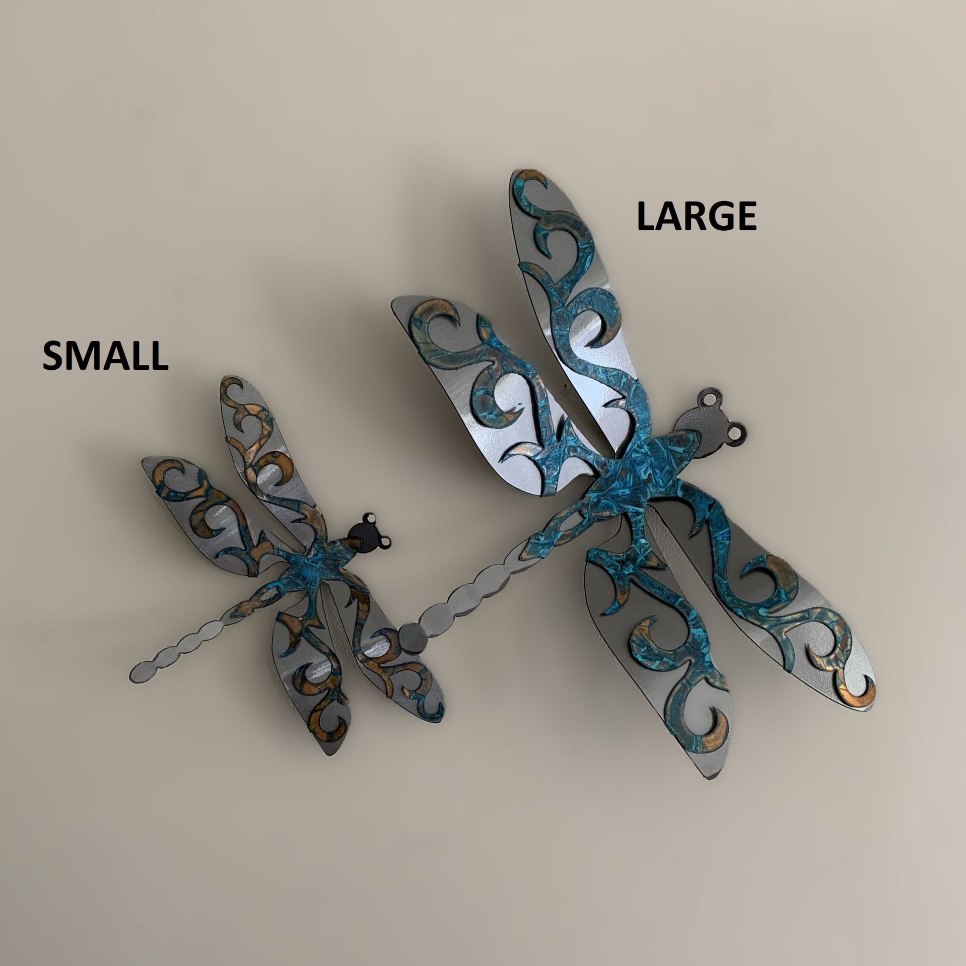 Studio G7 Scrolled Patina Dragonfly (Small)