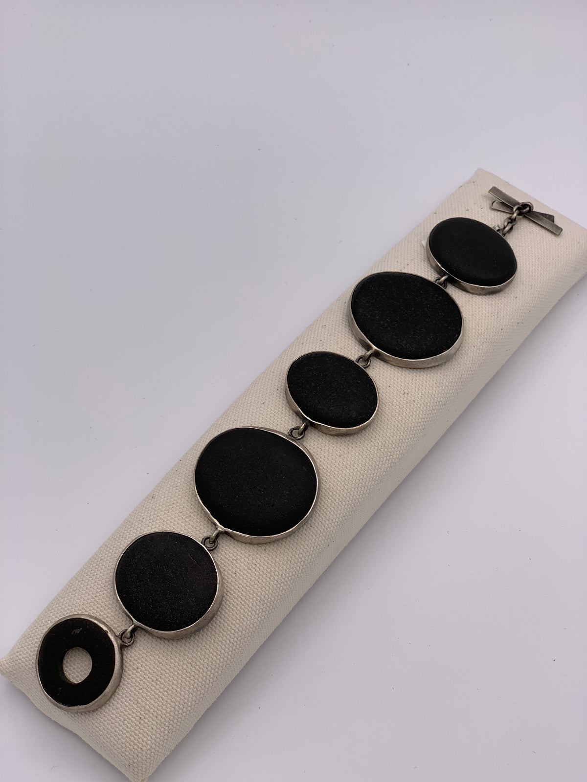 Terri Logan 6 Stone Basalt Bracelet