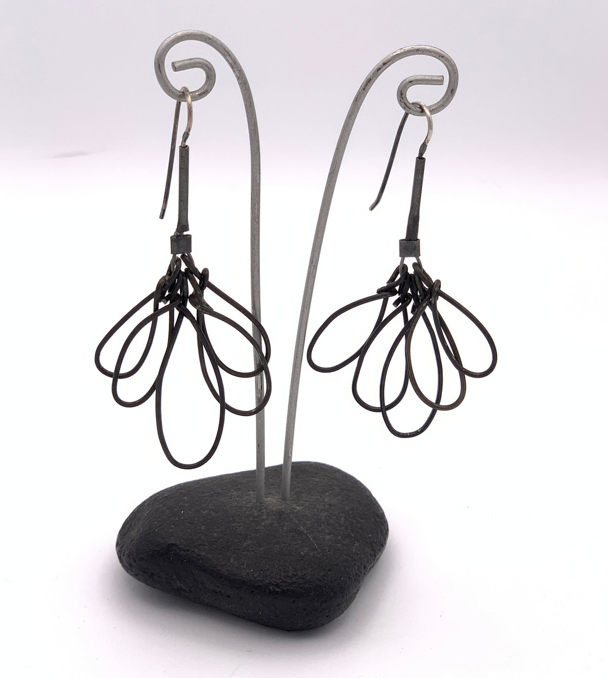 Terri Logan Steel Loop Earrings