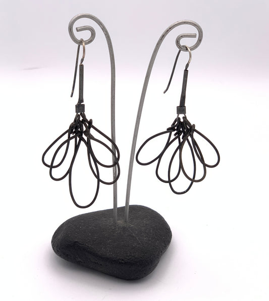 Terri Logan Steel Loop Earrings