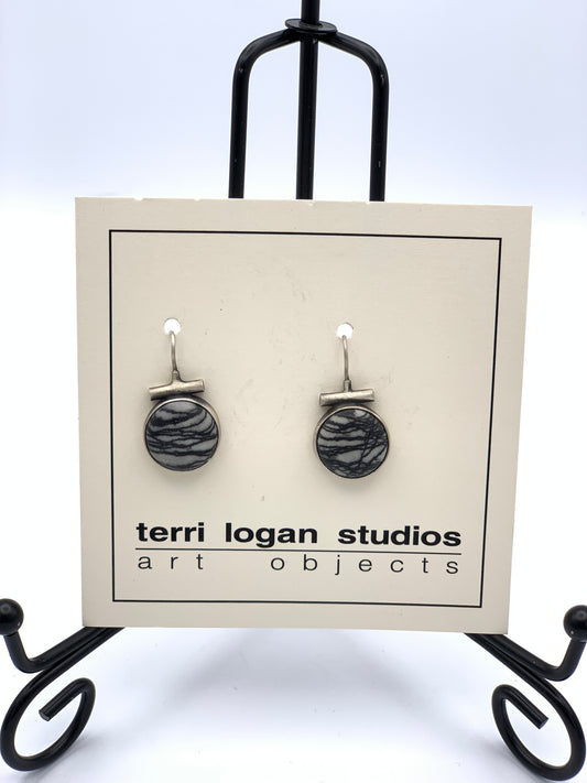Terri Logan Zebra Jasper Earrings