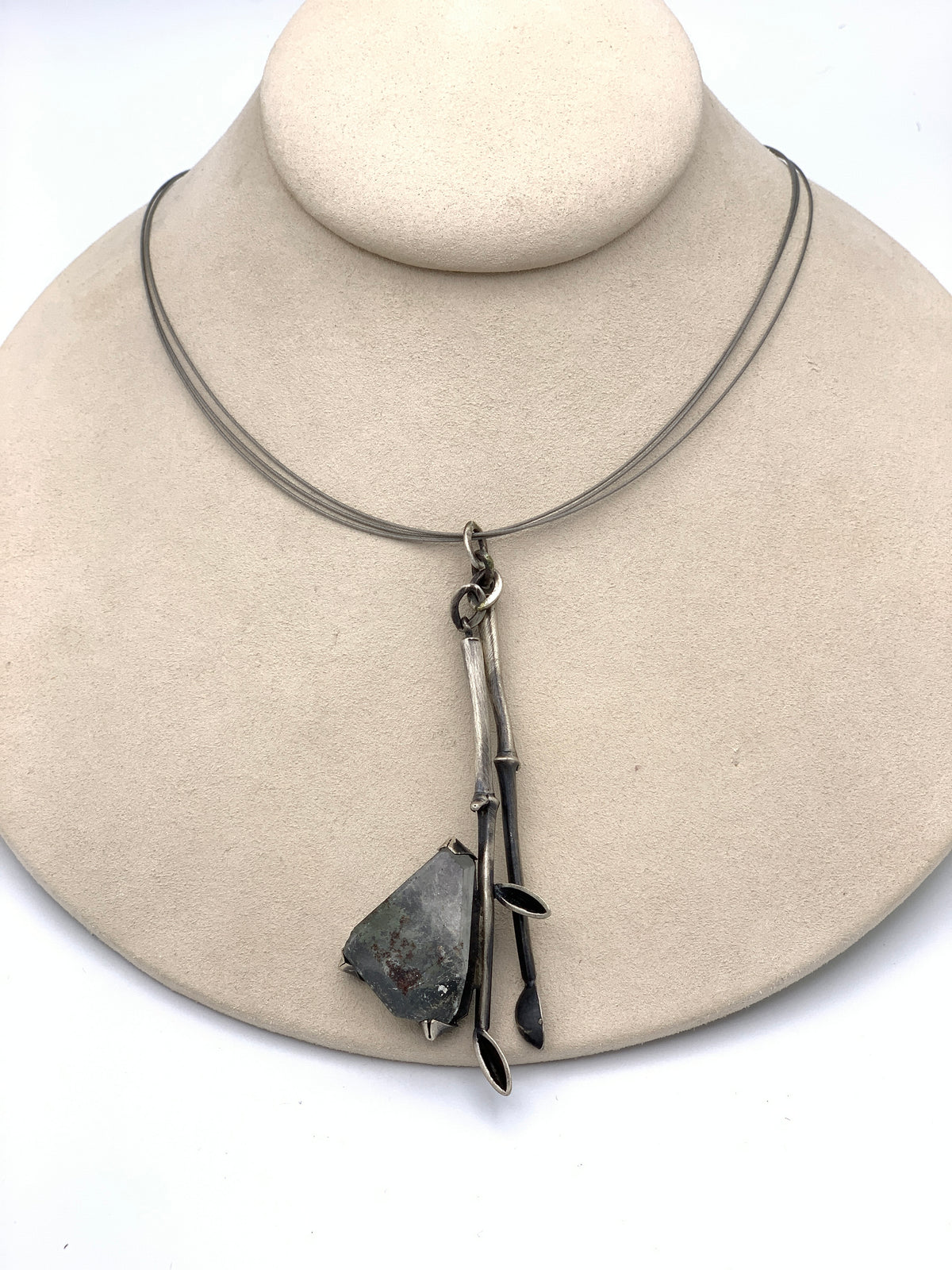 Terri Logan Twig and Quartz Necklace