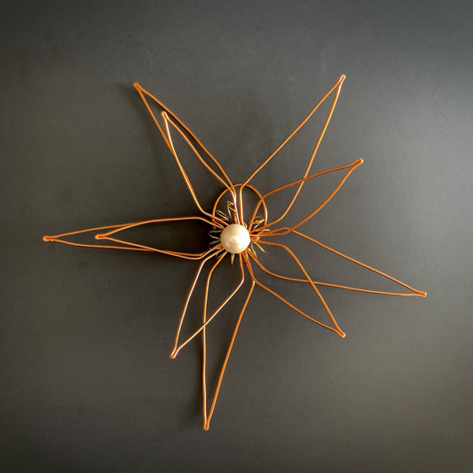 Village Designs Wire Copper Star Tree Topper