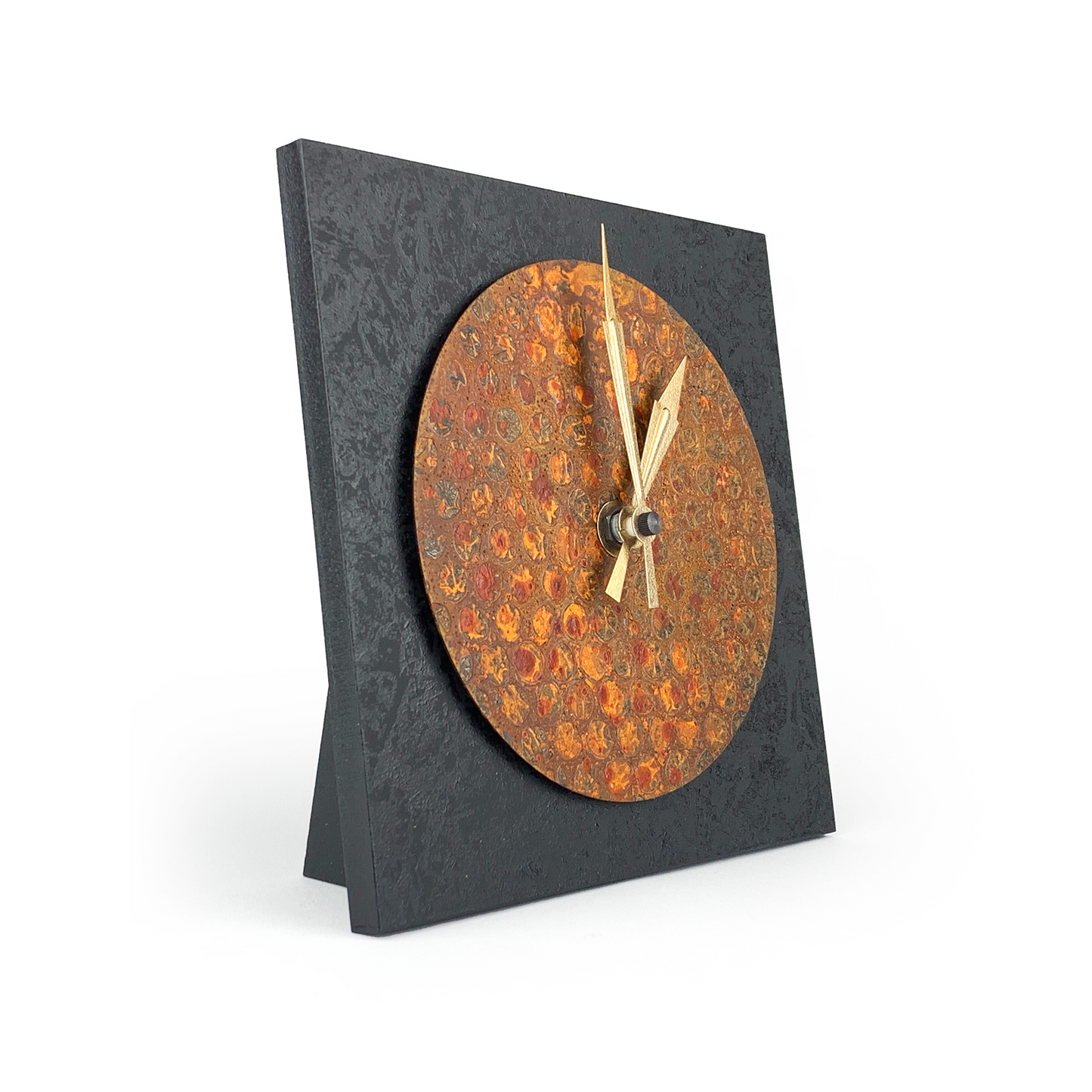 Leonie Lacouette Black and Rust Desktop Clock