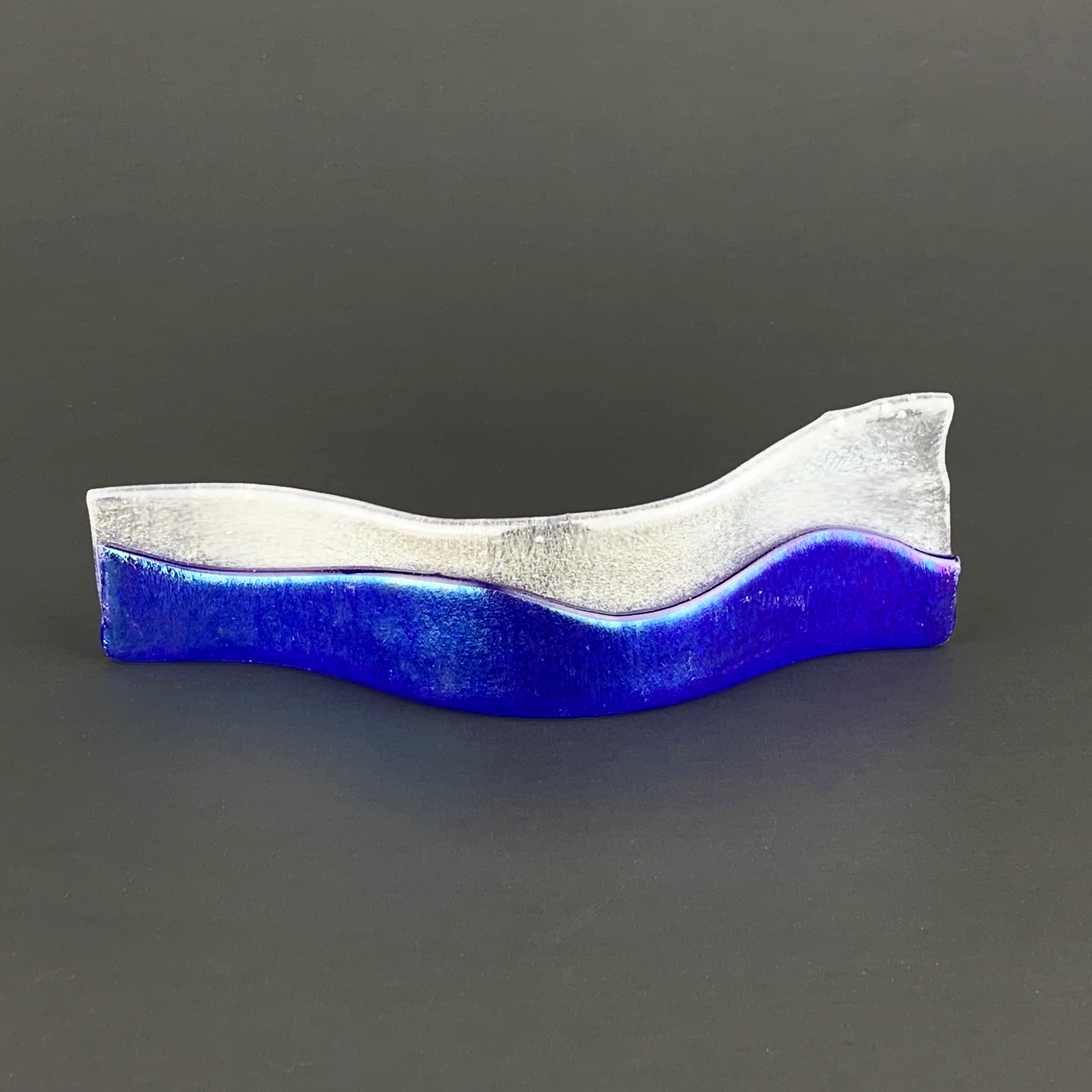 Chris Paulson Wavy Frame Picture Holder Small Cobalt