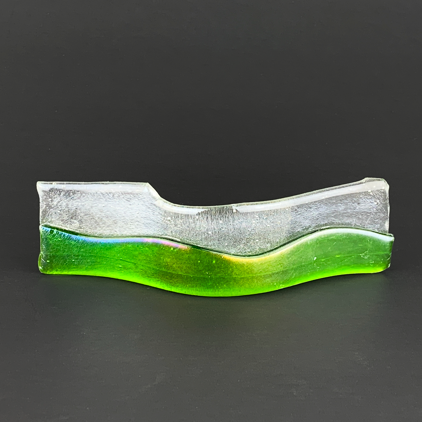 Chris Paulson Wavy Frame Picture Holder Small Emerald