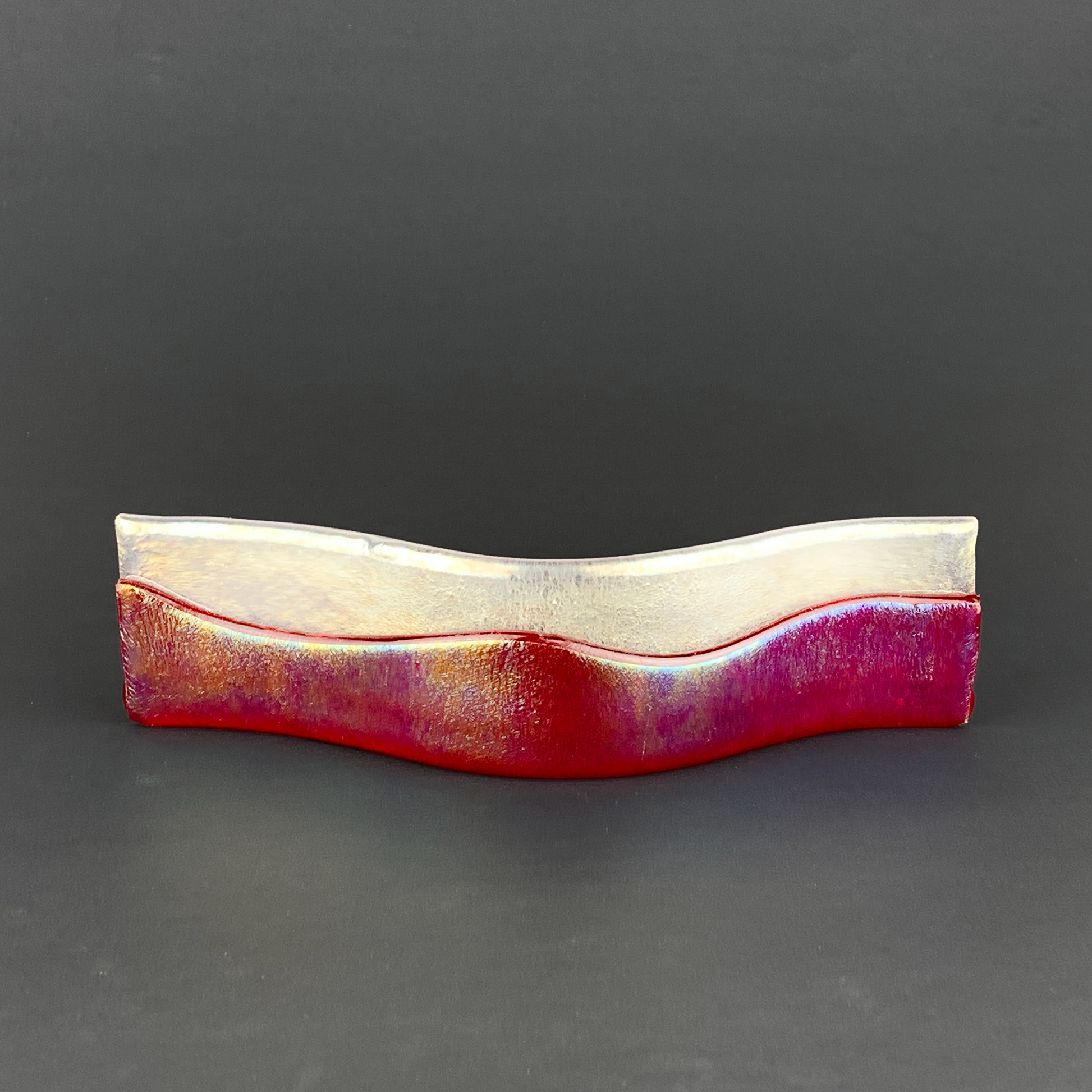 Chris Paulson Wavy Frame Picture Holder Small Ruby