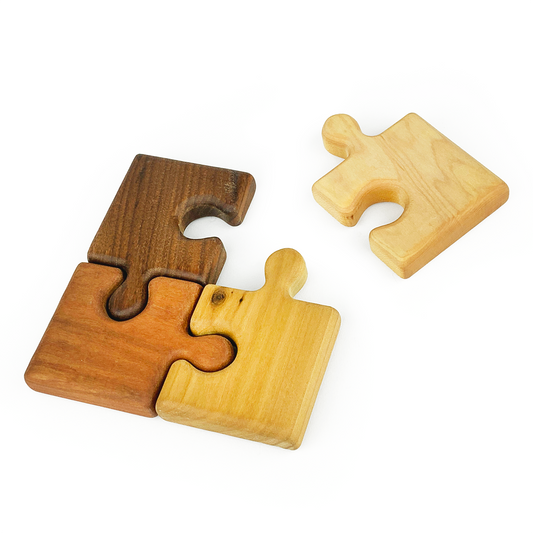 Dickinson Woodworking Puzzle Trivet/ Coaster Set