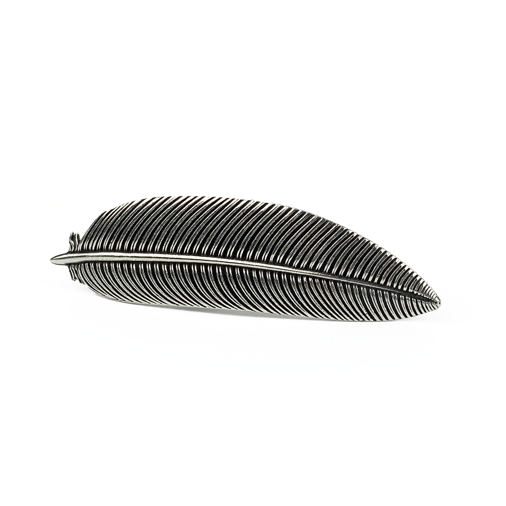 Oberon Design Feather Barette