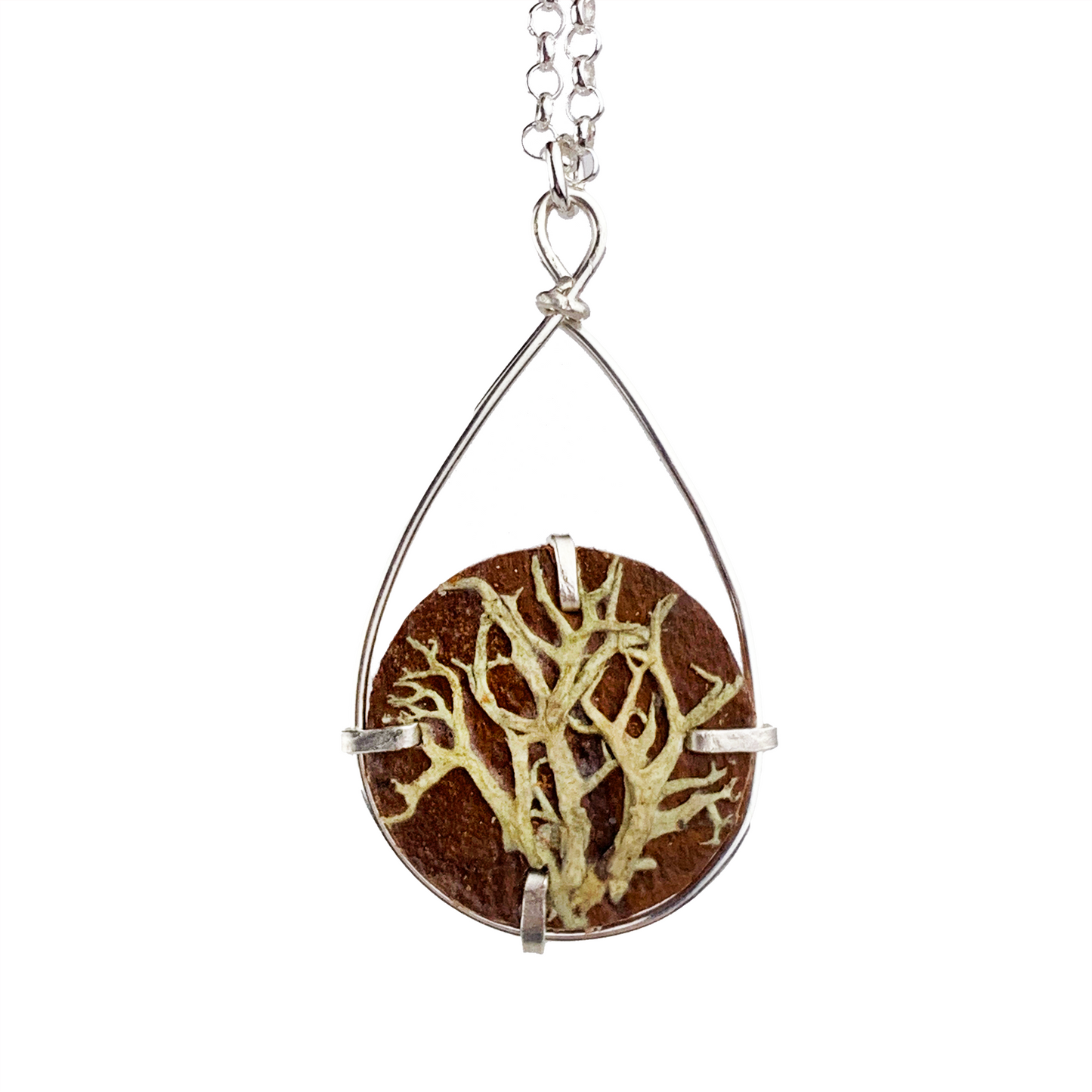 Tessoro Lichen and Bark Ancient Necklace