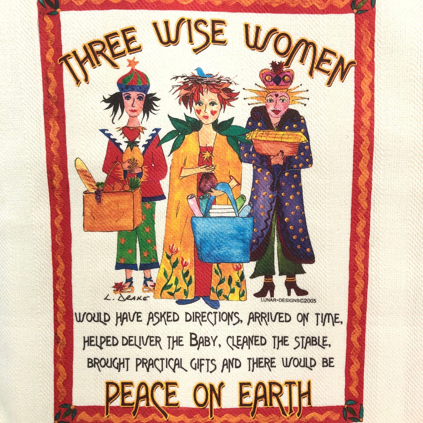 Lunar Designs Kitchen Towel #111 "Wise Women"