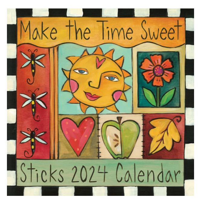 Sticks Wall Calendar 2024