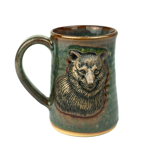 Always Azul Bear Mug Green