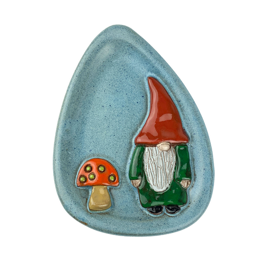 Mudworks Pottery Gnome Mushroom Spoon Rest