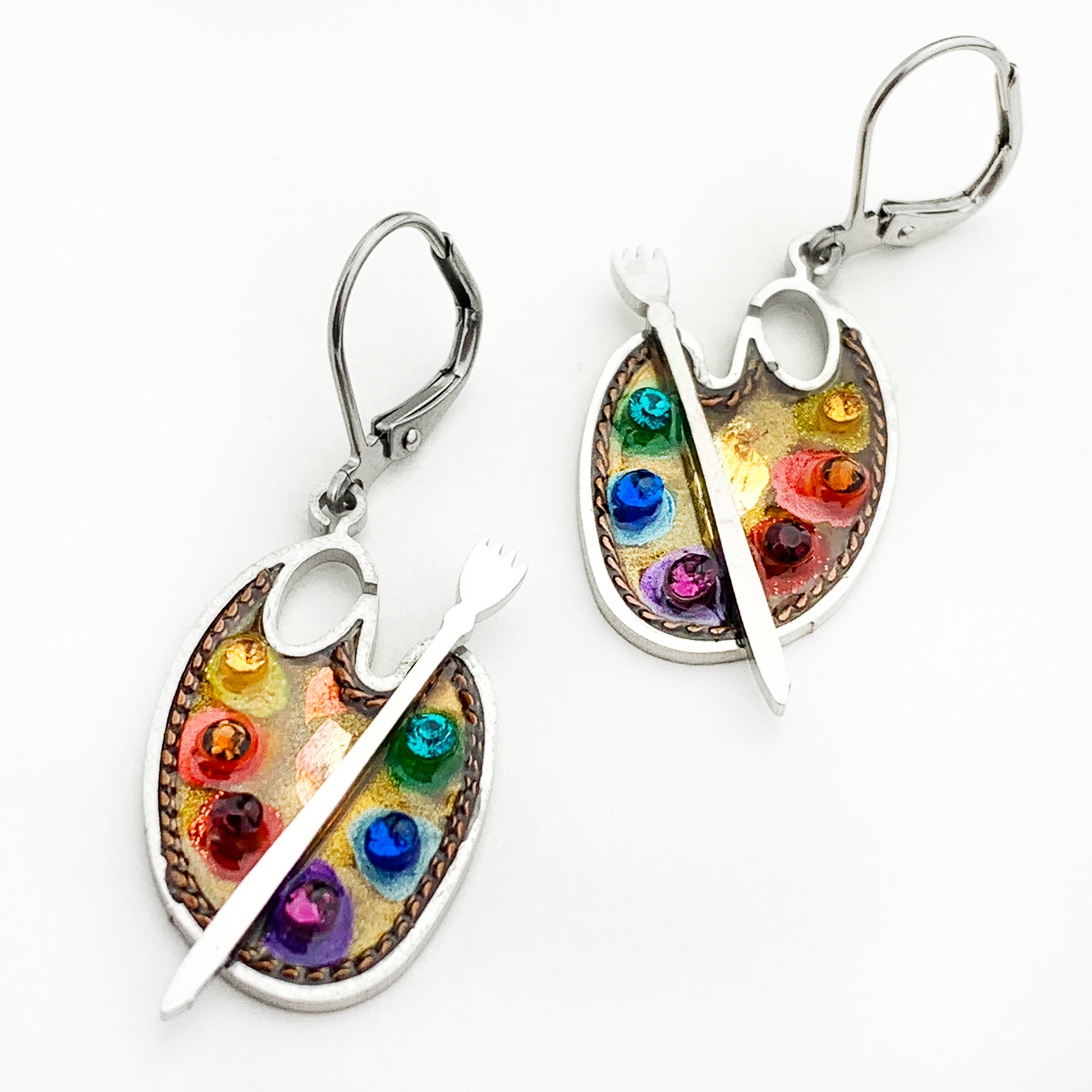 Seeka and Yoolie, Painter's Earrings